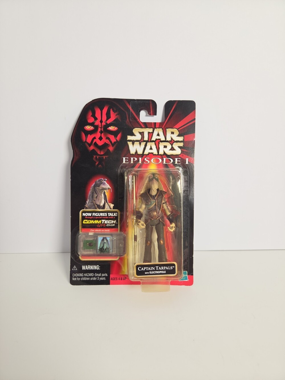 Star Wars Episode I Captain Tarpals with Electropole CommTech Chip Action Figure